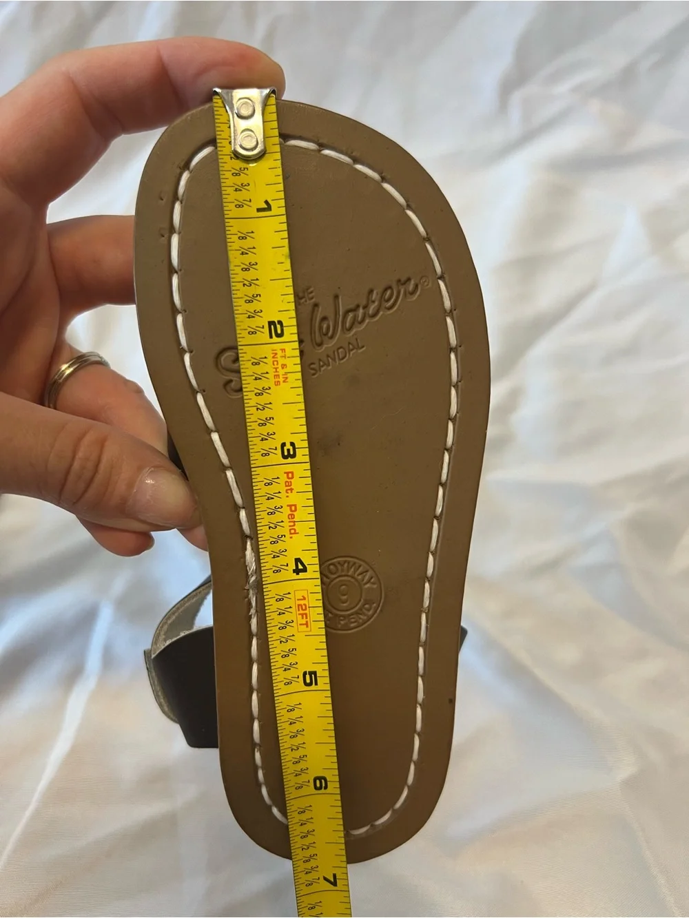 Salt Water Sandals Surfer Brown Size Toddler 9